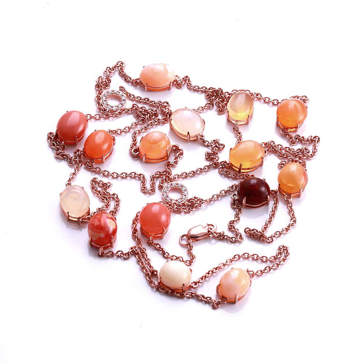 Mexican Fire Opal Necklace