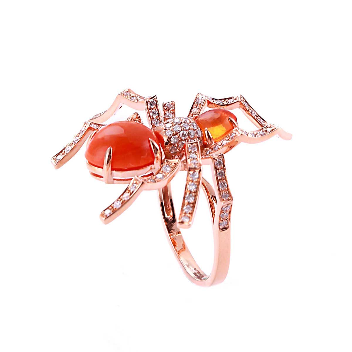 Mexican Fire Opal Ring